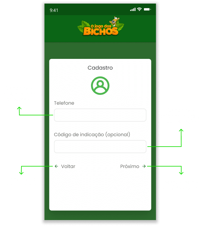código de indicação